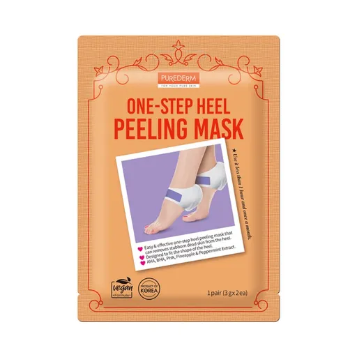 Mască pt picioare - One-step Heel Peeling Mask 1 pereche - Purederm