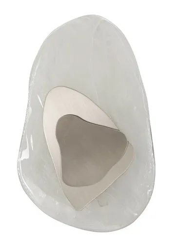 Mauro Ferretti Lampa De Perete  Ocean Silver cm 21X8X31 | Aosom Romania