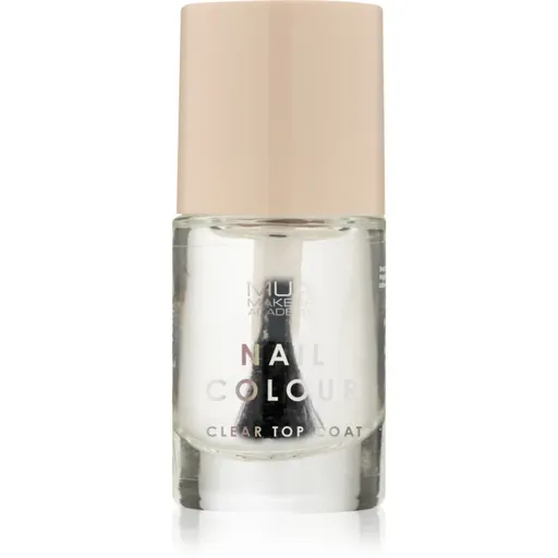 MUA Makeup Academy Nail Colour lac de unghii culoare Clear Top Coat 10 ml