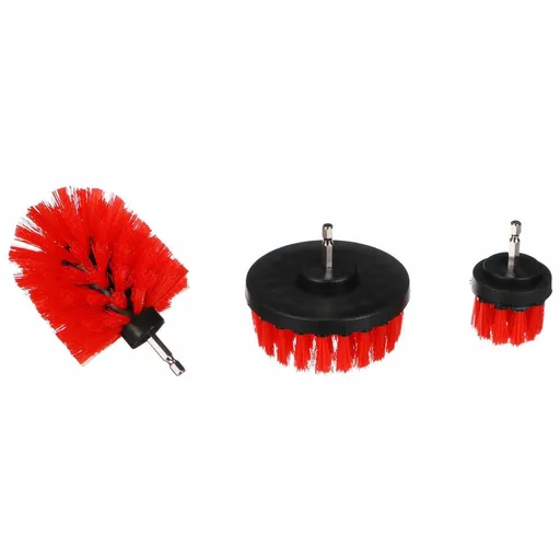 Set de perii Sixtol pentru curățareamașinii CAR DETAILING DRILL BRUSH 3 MEDIUM, 3 buc