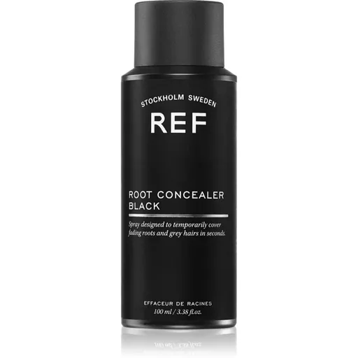 REF Root Concealer spray instant pentru camuflarea rădăcinilor crescute culoare Black 100 ml