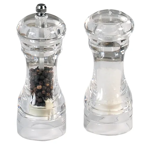 Râșniță de piper și sare Kesper 13500 acrilic, în. 14 cm