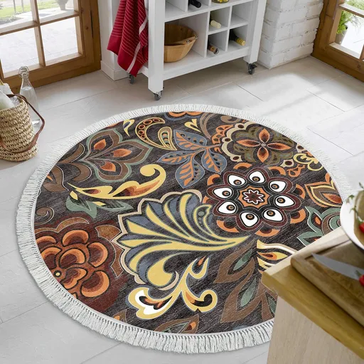 Covor, Mu177, 160x160 cm, Cafeniu