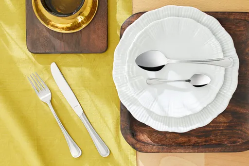 Set tacamuri 24 piese Haydn, Amefa, 6 persoane, inox 18/10, argintiu