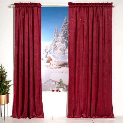 Perdea de ușă cu sclipici