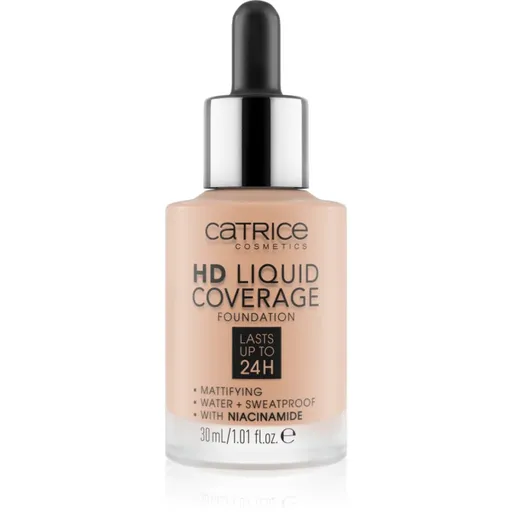 Catrice HD Liquid Coverage make up culoare 020 Rose Beige 30 ml
