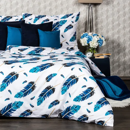 Lenjerie pat 4Home Feathers din bumbac, 140 x 220 cm, 70 x 90 cm, 140 x 220 cm, 70 x 90 cm