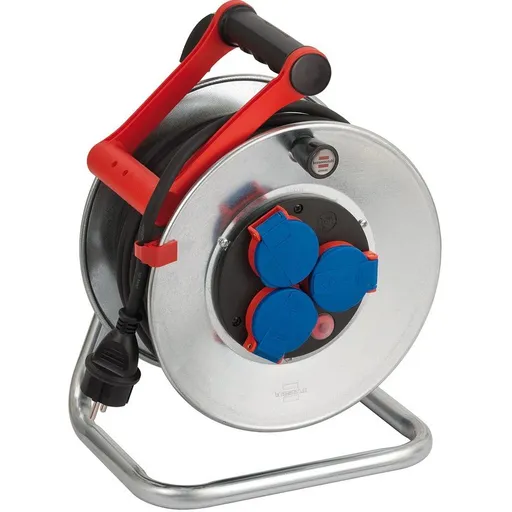 Prelungitor exterior Brennenstuhl Garant S cu tambur, 3 prize, 25m, IP44 1198520