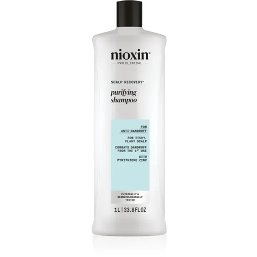 Nioxin Scalp Recovery Purifying Shampoo sampon pentru parul subtire si moale anti matreata 1000 ml