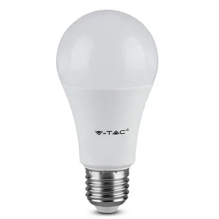 Bec LED A60 E27 8.5W 3000K alb cald V-TAC SKU-217260