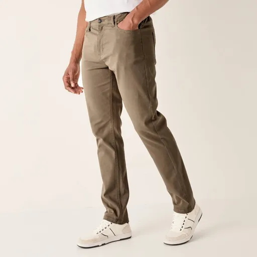 Pantaloni cu 5 buzunare și talie elastică