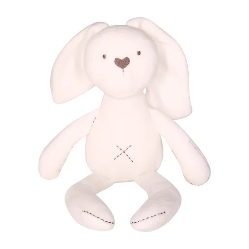 Iepure de pluș Hop 35 cm, alb