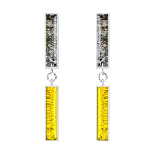 Preciosa Cercei atemporali Desire din oțel cu cristal ceh Preciosa 7425 71