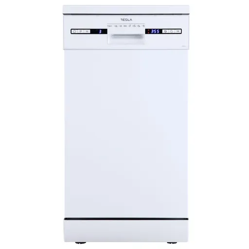 Masina de spalat vase Tesla WD461M, 44,8 cm, 9 seturi, 7 programe, Pornire inarziata, Incarcare la jumatate, Alb