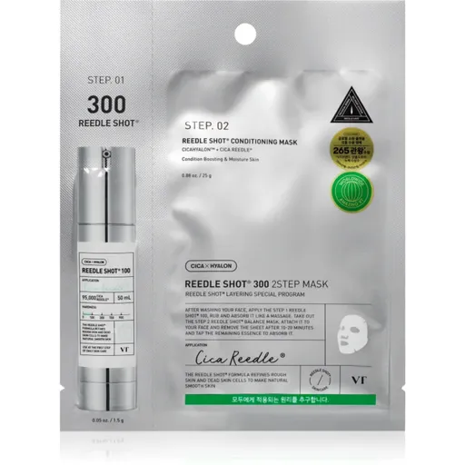 VT Cosmetics Reedle Shot 300 2-Step Mask masca intensă de întinerire pentru tratarea tenului în două faze 26.5 g