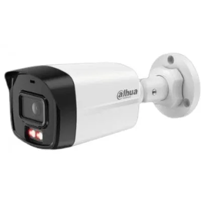 Camera bullet IP seria ECO Dahua IPC-B1E29-A-IL-0280B-S2, 2MP, lentila 2.8mm, Iluminare duala 30m, Poe, microfon, IP67