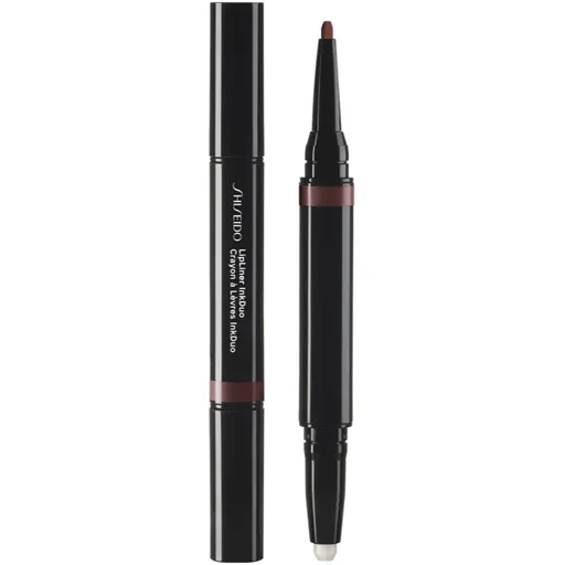 Shiseido LipLiner InkDuo ruj și creion pentru conturul buzelor balsam culoare 12 Espresso 1.1 g
