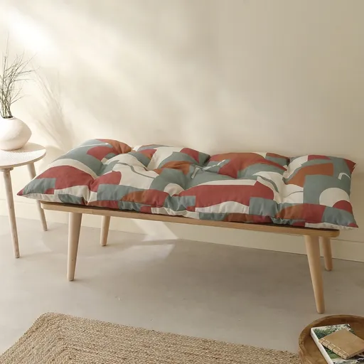 Pernă lungă de podea cu imprimeu geometric