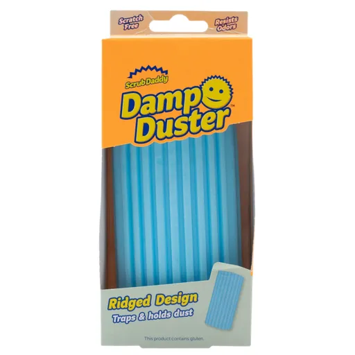 Scrub Daddy Damp Duster, burete pentru ștergereaprafului, albastru, albastru