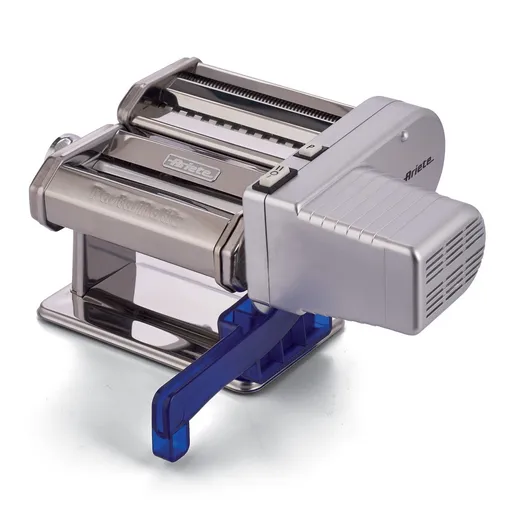 Masină electrica pentru paste Ariete PASTAMATIC 1593/00, 90W, 2 viteze + pulse, 9 nivele grosime, 5 forme, Inox