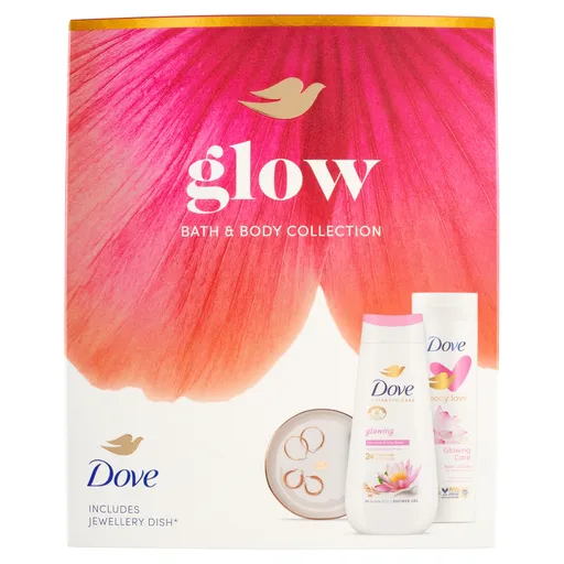 Dove Set cadou de îngrijire corporală Glow