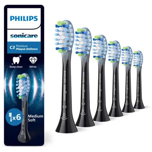Philips Sonicare Premium Plaque Defense HX9046/88 capete de schimb pentru periuta de dinti 6 buc
