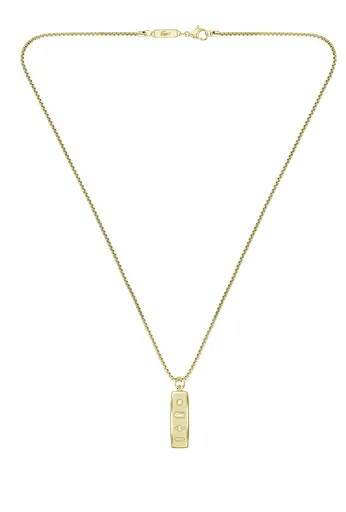 Lacoste Colier stilat placat cu aur pentru bărbați District 2040537