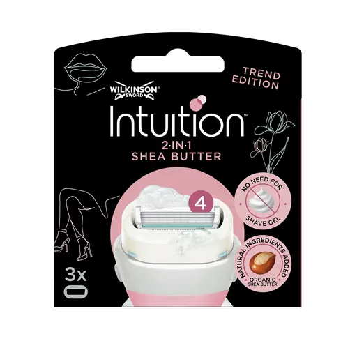Wilkinson Sword Cap de înlocuire Intuition 2în1 Shea Butter 3 buc