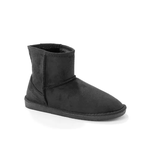 Cizme joase cu imitație de blană