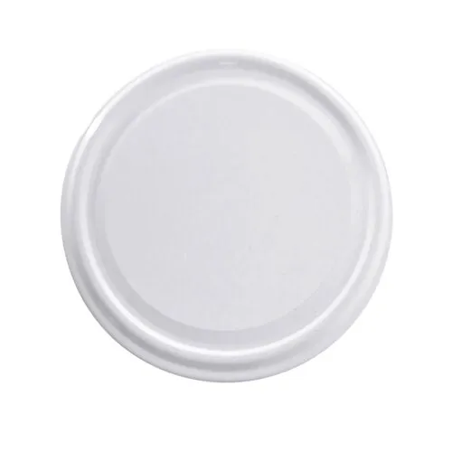 Set de 10 capace de borcane Orion,   metal 82, alb