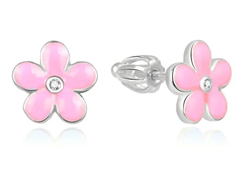 Beneto Cercei din argint cu flori AGUP1539S-2