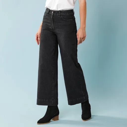 Blugi cu talie înaltă 7/8