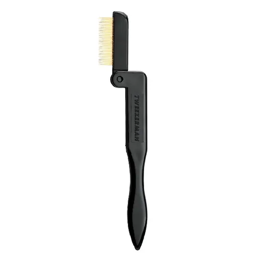 Tweezerman Pieptene de aur pentru a pieptene genelor (Folding Lash Comb)
