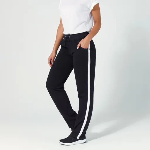 Pantaloni sport drepți în două culori