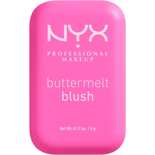 NYX Professional Makeup Buttermelt Blush fard de obraz sub forma de pudra culoare 01 My Butta Half 5 g