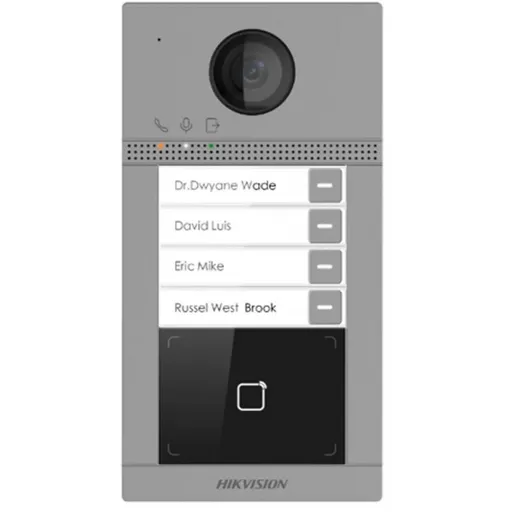 POST VIDEOINTERFON 4 X BUTON APELARE Hikvision DS-KV8413-WME1(C)