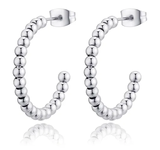 S'Agapõ Cercei rotunzi din oțel Chunky SHK39