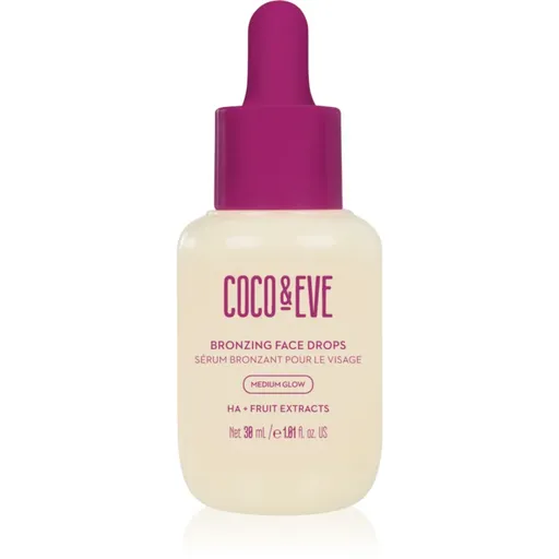 Coco & Eve Sunny Honey Bronzing Face Drops picaturi pentru bronzare faciale Medium Glow (new) 30 ml