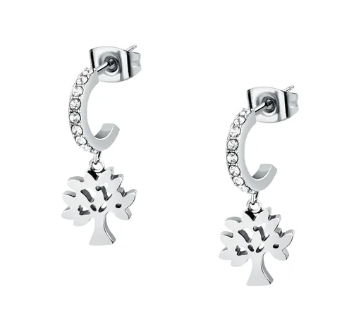 La Petite Story Cercei atemporali din oțel Arborele Vieții LPS01AYQ120