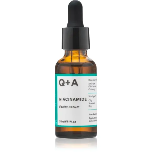 Q+A Niacinamide ser facial cu efect iluminator cu niacinamidă 30 ml
