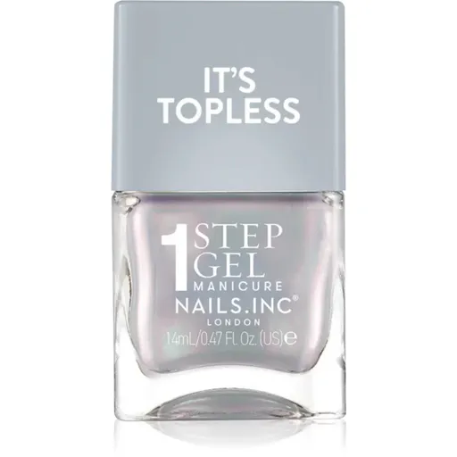 Nails Inc. It’s Topless lac de unghii sub forma de gel pentru un efect de lunga durata culoare Elle 14 ml