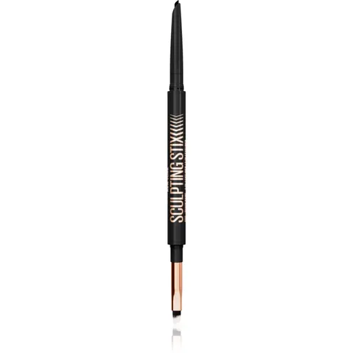 MAYBELLINE NEW YORK Sculpting Stix dermatograf automat cu pensula culoare 16 Black Blur 1 buc