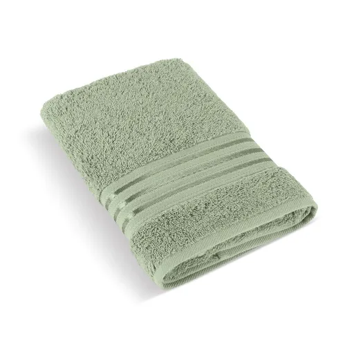 Prosop frotir Bellatex colecția Linie verde, 70 x 140 cm, verde, 70 x 140 cm