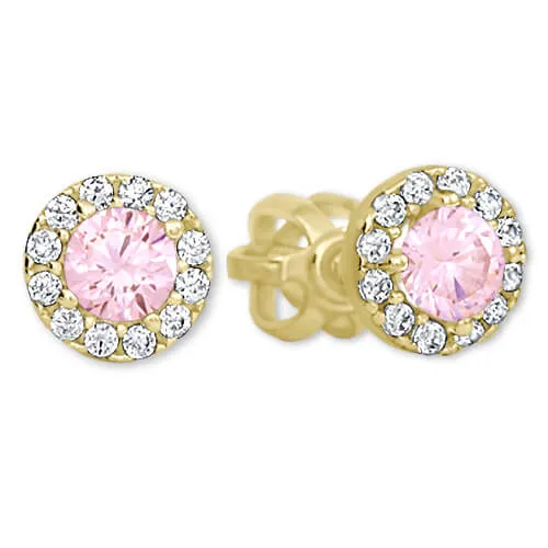 Soliter Cercei din aur cu cristale 745 239 001 00806 0000400