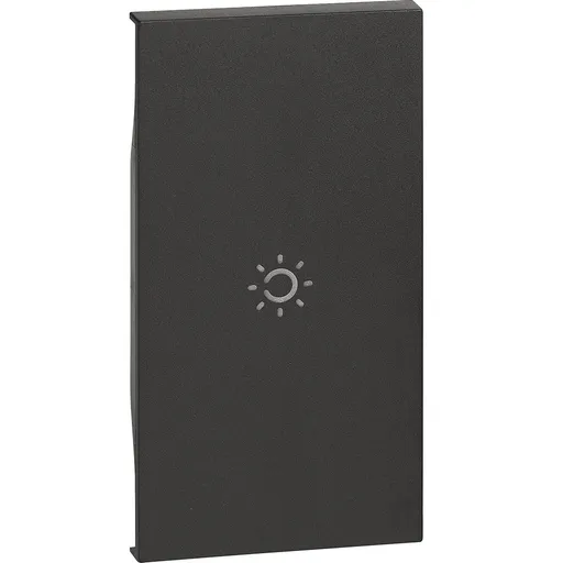 Tasta iluminabila 2M Bticino Living Now KG01M2A, negru