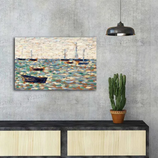 Tablou decorativ, FAMOUSART-015, Dimensiune: 45 x 70 cm, Multicolor