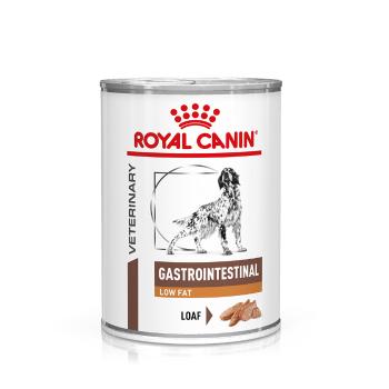 24x420 g Royal Canin Veterinary Gastro Intestinal Low Fat Loaf nedves kutyatáp