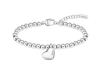 Hugo Boss Brățară romantică din oțel pentru femei Beads 1580642