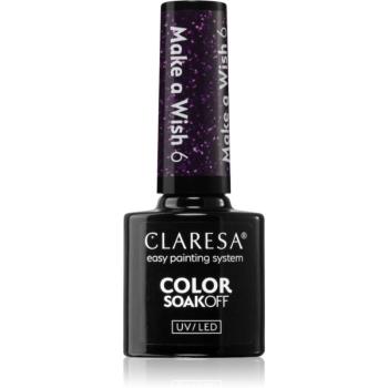 Claresa SoakOff UV/LED Color Make a Wish lac de unghii sub forma de gel culoare 6 5 g