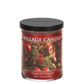 Village Candle Lumânare parfumată Apples & Evergreen 396 g